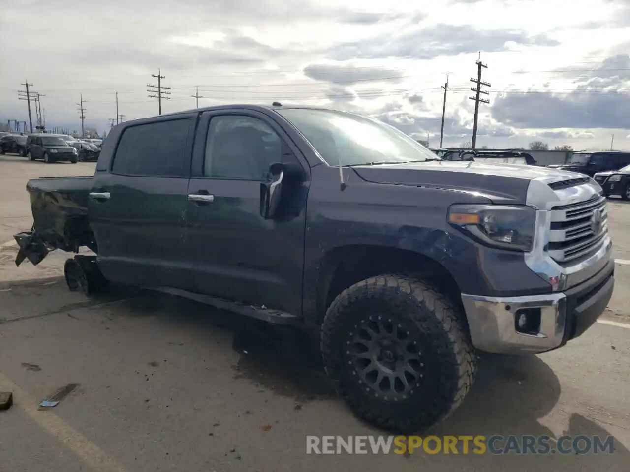 4 Photograph of a damaged car 5TFHY5F16KX830470 TOYOTA TUNDRA 2019