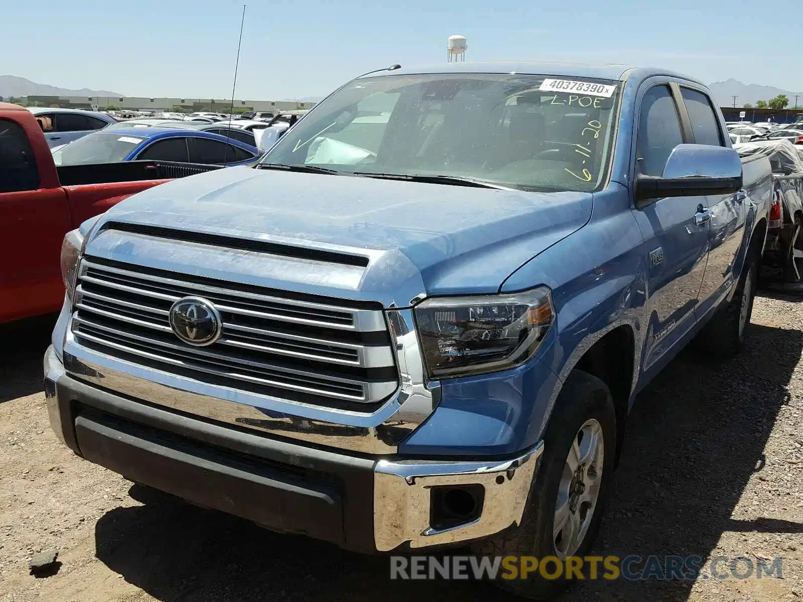 2 Photograph of a damaged car 5TFHY5F16KX842599 TOYOTA TUNDRA 2019