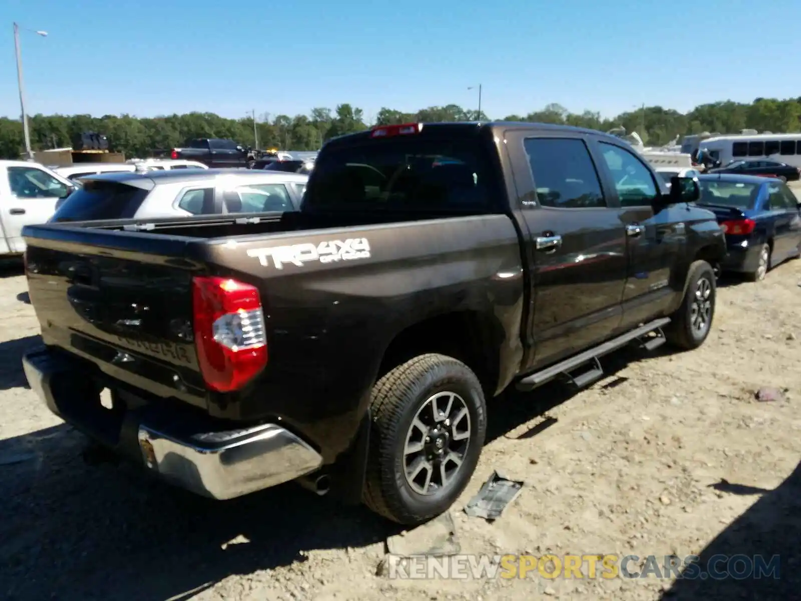 4 Photograph of a damaged car 5TFHY5F16KX843056 TOYOTA TUNDRA 2019