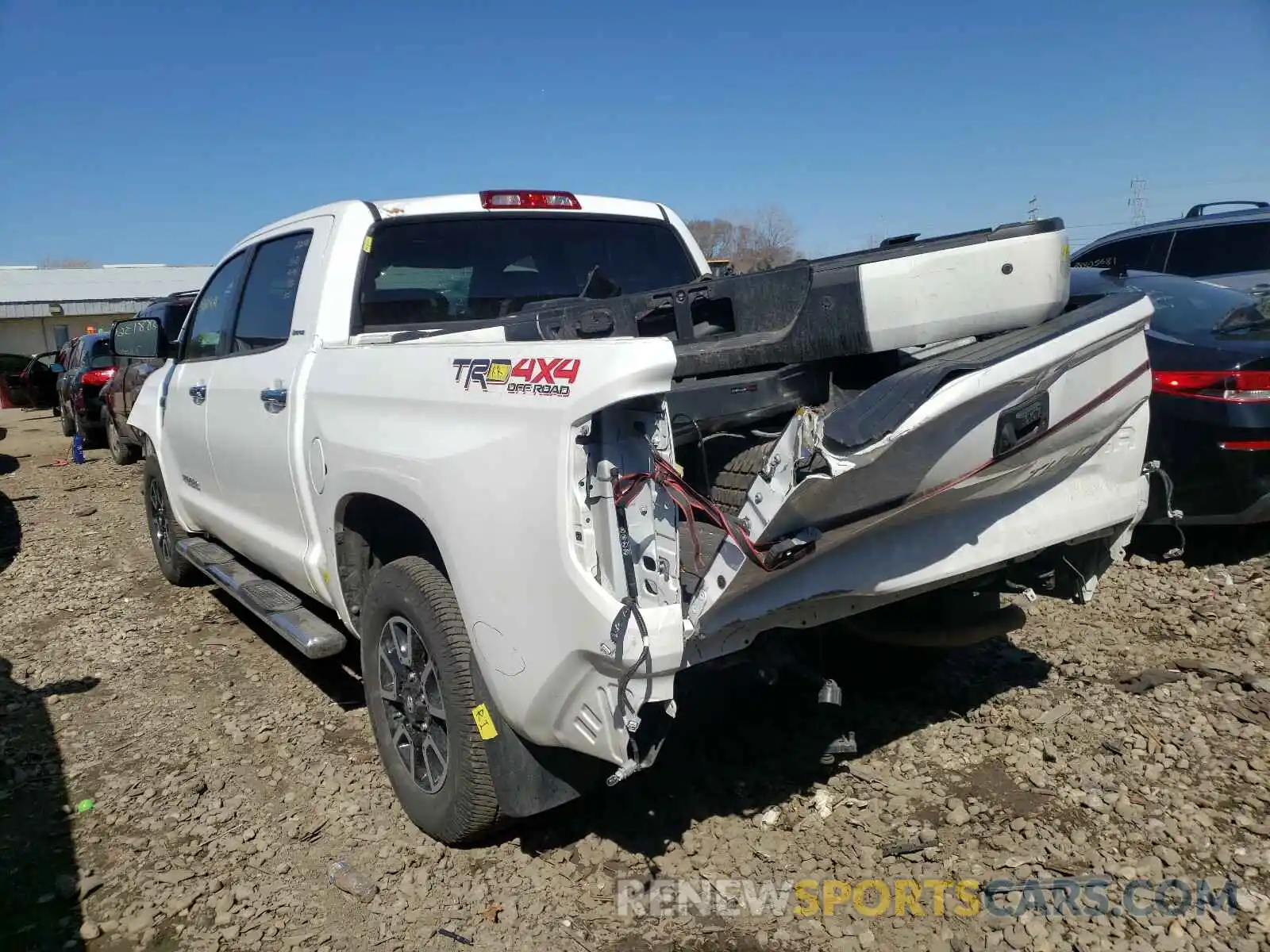 3 Photograph of a damaged car 5TFHY5F17KX777763 TOYOTA TUNDRA 2019