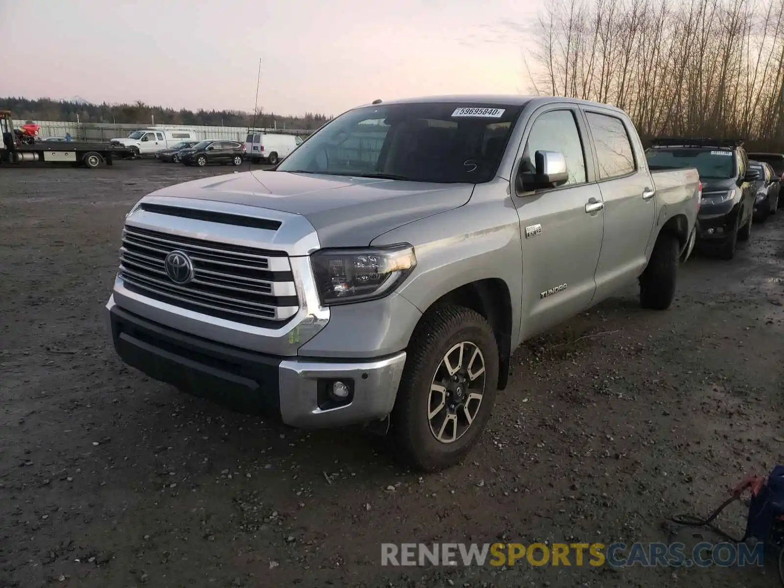 2 Photograph of a damaged car 5TFHY5F17KX787239 TOYOTA TUNDRA 2019