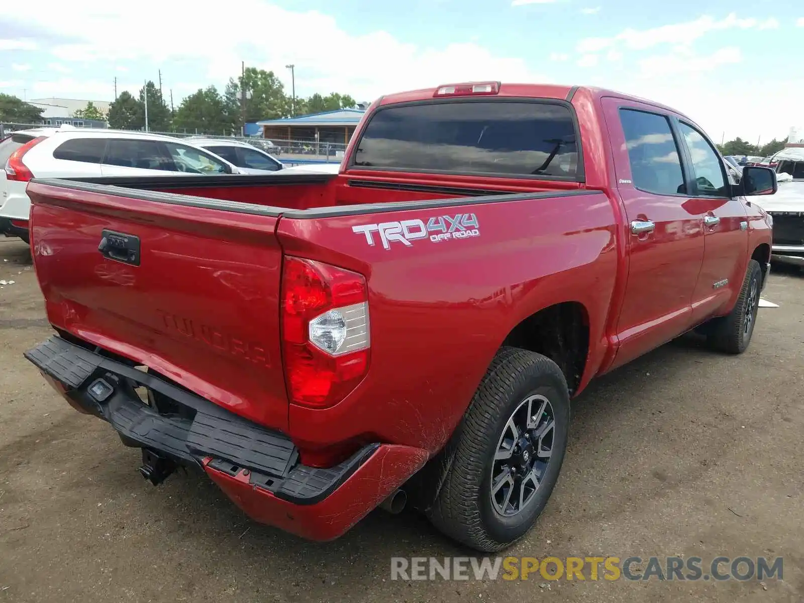 4 Photograph of a damaged car 5TFHY5F17KX792182 TOYOTA TUNDRA 2019