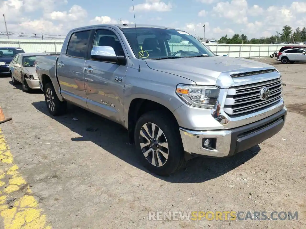 1 Photograph of a damaged car 5TFHY5F17KX805464 TOYOTA TUNDRA 2019