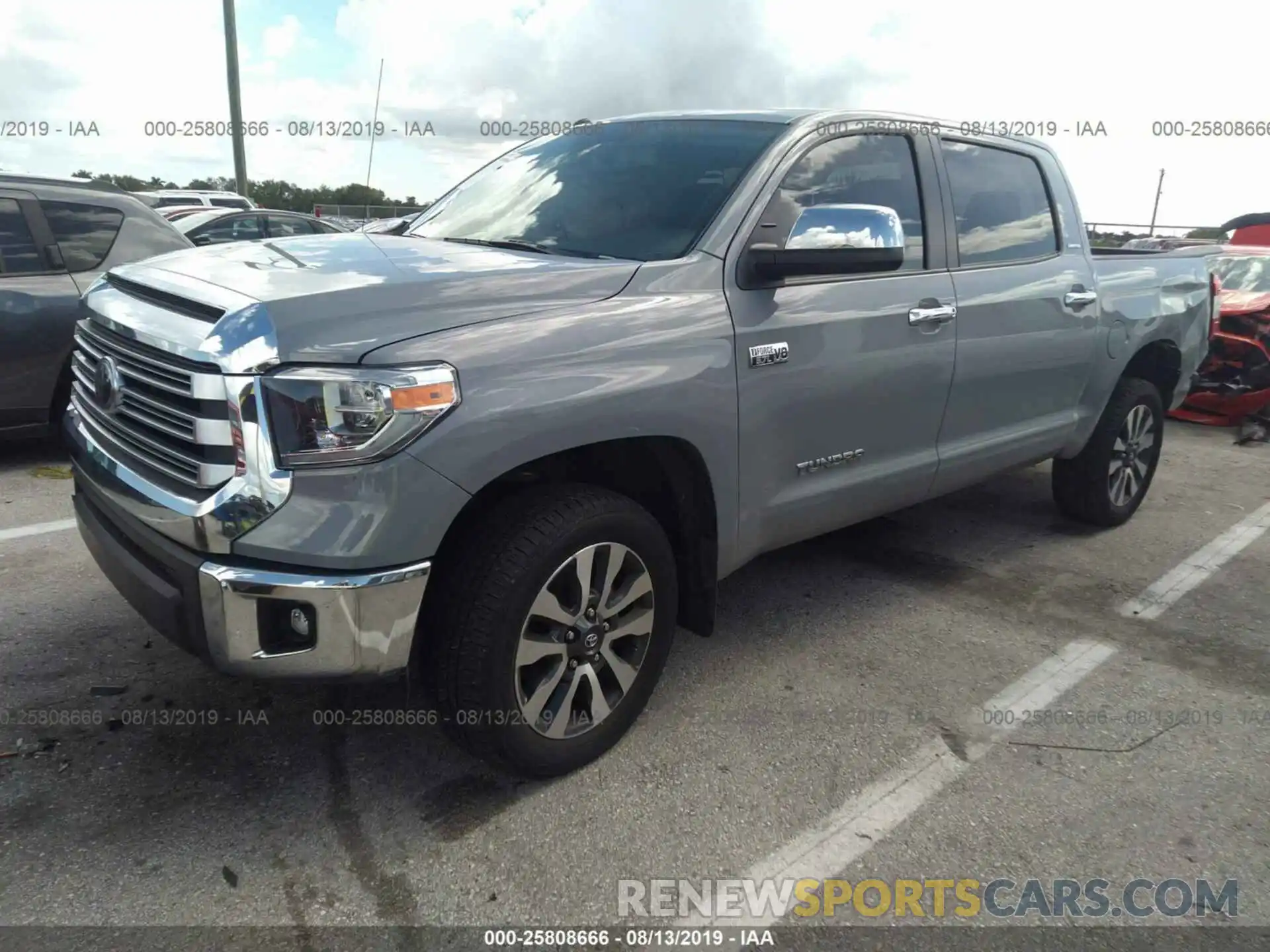 2 Photograph of a damaged car 5TFHY5F17KX819218 TOYOTA TUNDRA 2019