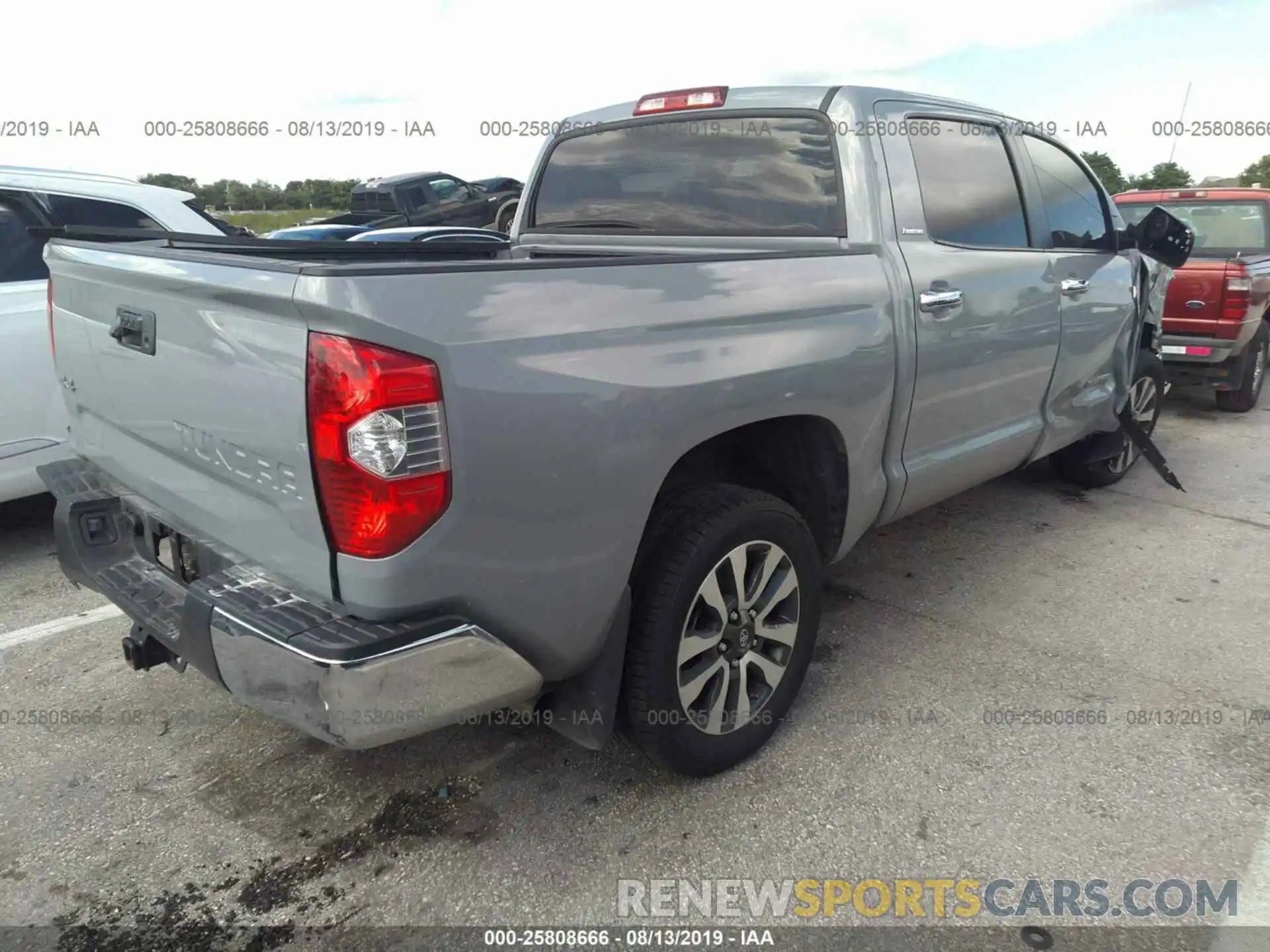 4 Photograph of a damaged car 5TFHY5F17KX819218 TOYOTA TUNDRA 2019