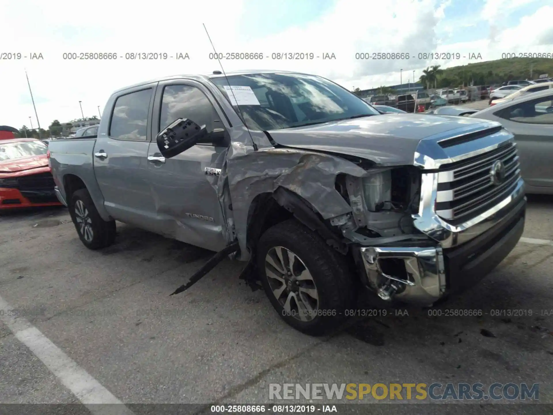 6 Photograph of a damaged car 5TFHY5F17KX819218 TOYOTA TUNDRA 2019