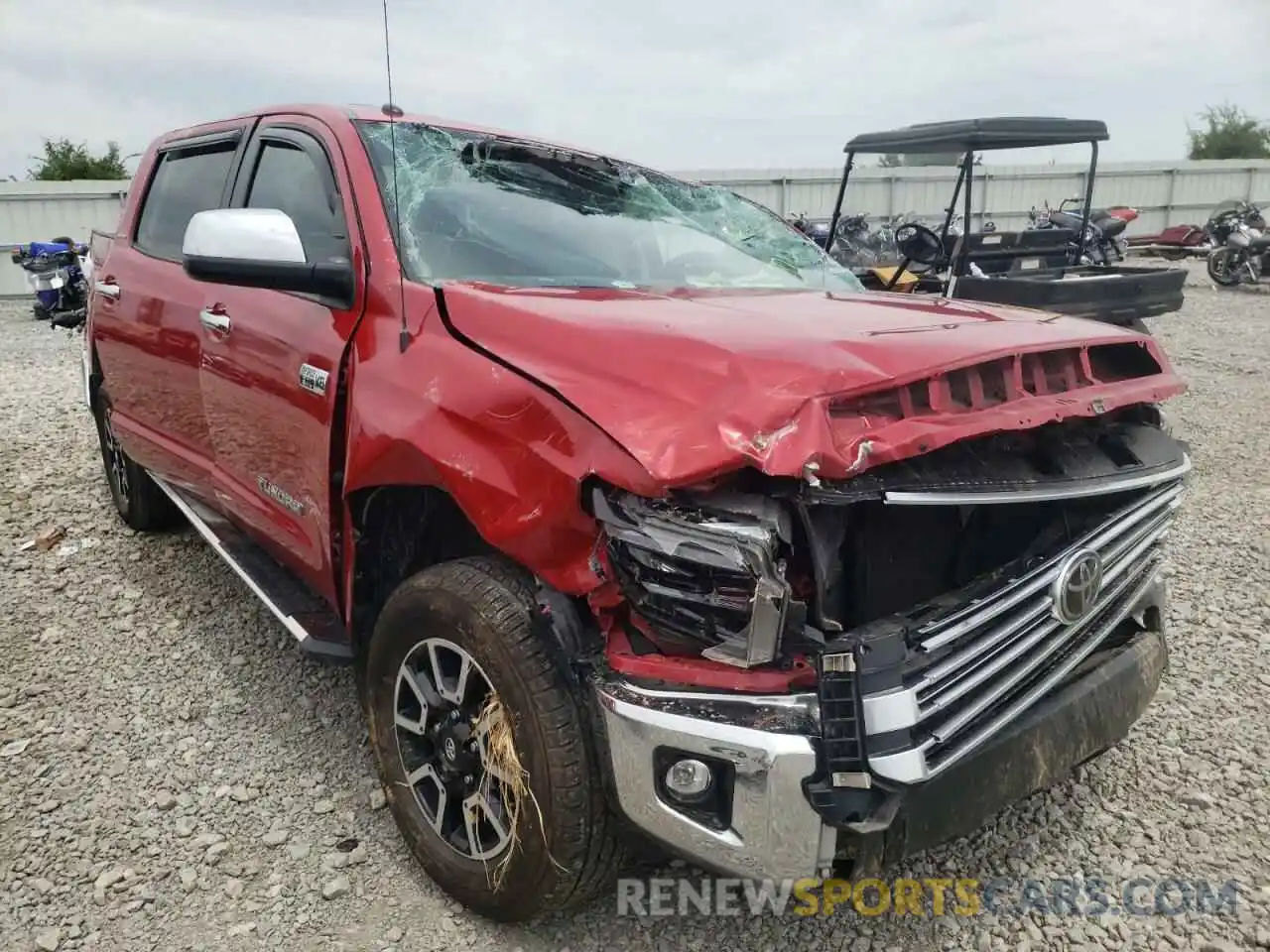 9 Photograph of a damaged car 5TFHY5F17KX835015 TOYOTA TUNDRA 2019