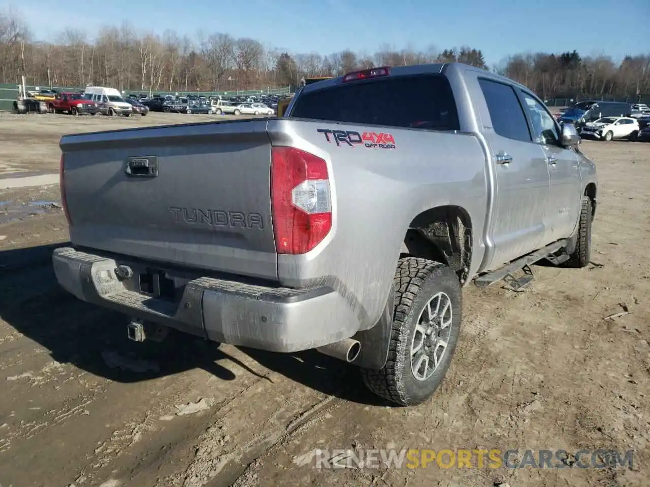 4 Photograph of a damaged car 5TFHY5F17KX856558 TOYOTA TUNDRA 2019