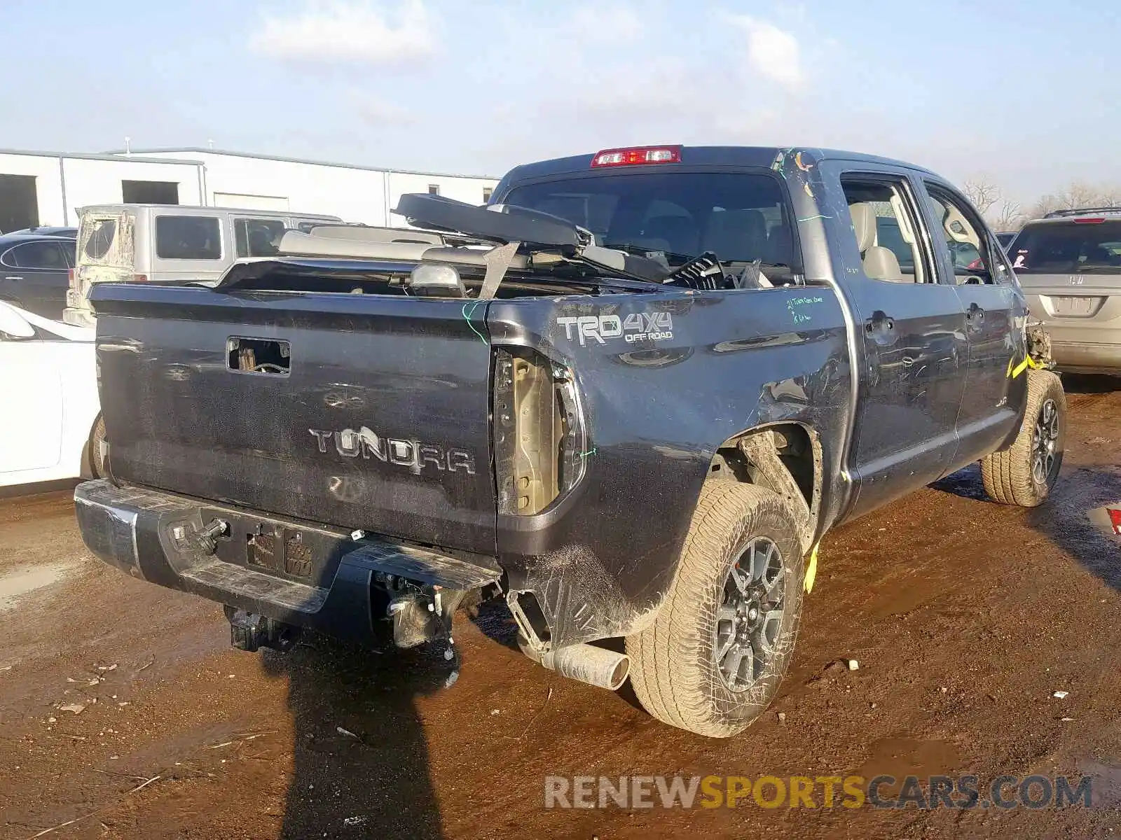 4 Photograph of a damaged car 5TFHY5F18KX779201 TOYOTA TUNDRA 2019