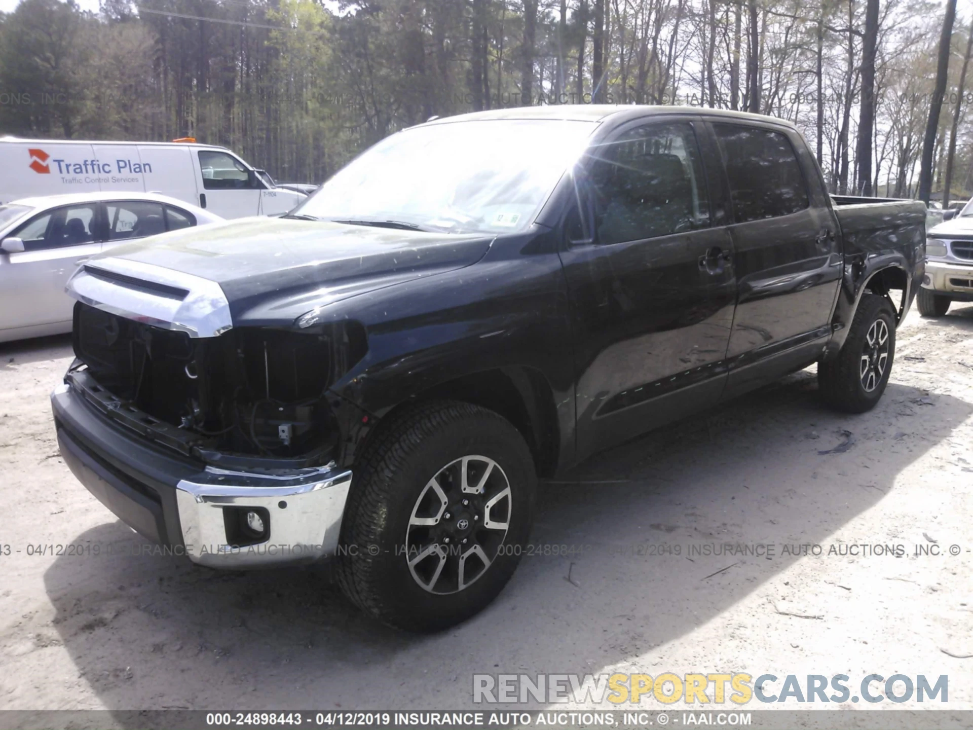 2 Photograph of a damaged car 5TFHY5F18KX805070 TOYOTA TUNDRA 2019