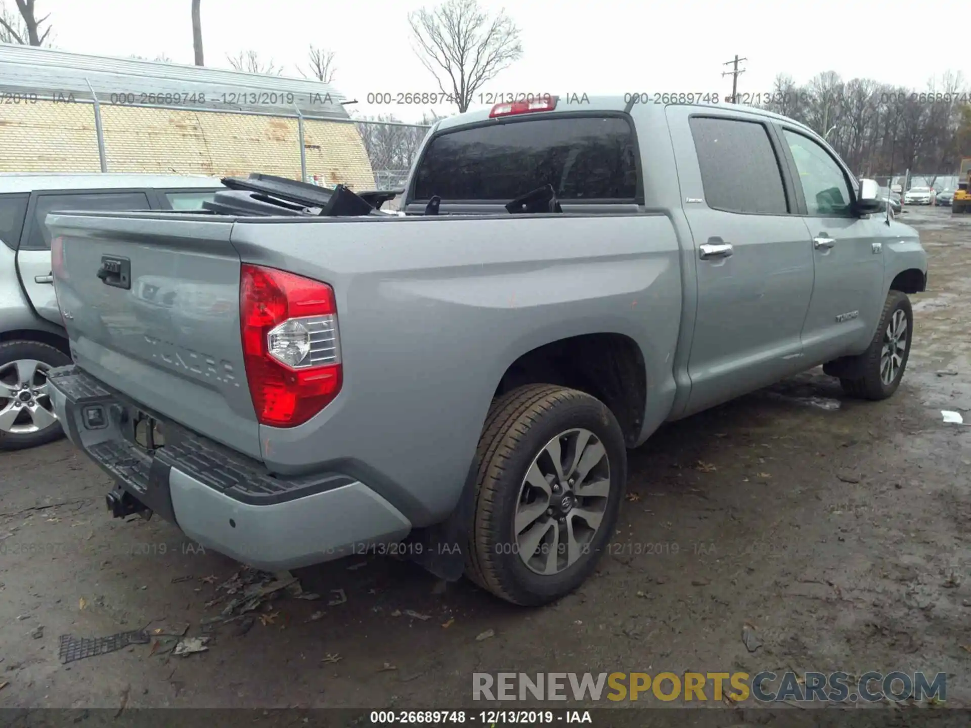 4 Photograph of a damaged car 5TFHY5F18KX805697 TOYOTA TUNDRA 2019