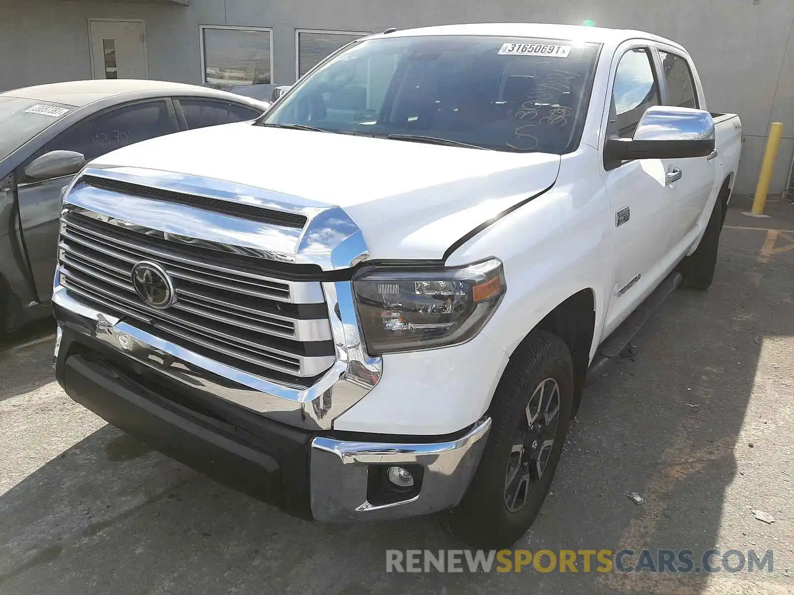 2 Photograph of a damaged car 5TFHY5F18KX807627 TOYOTA TUNDRA 2019