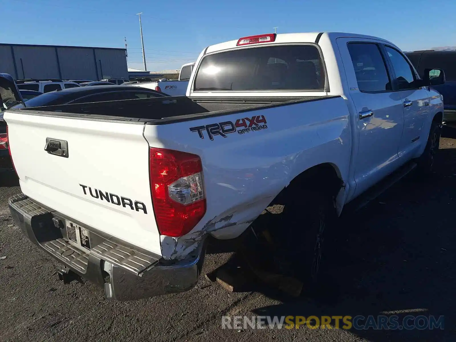 4 Photograph of a damaged car 5TFHY5F18KX807627 TOYOTA TUNDRA 2019