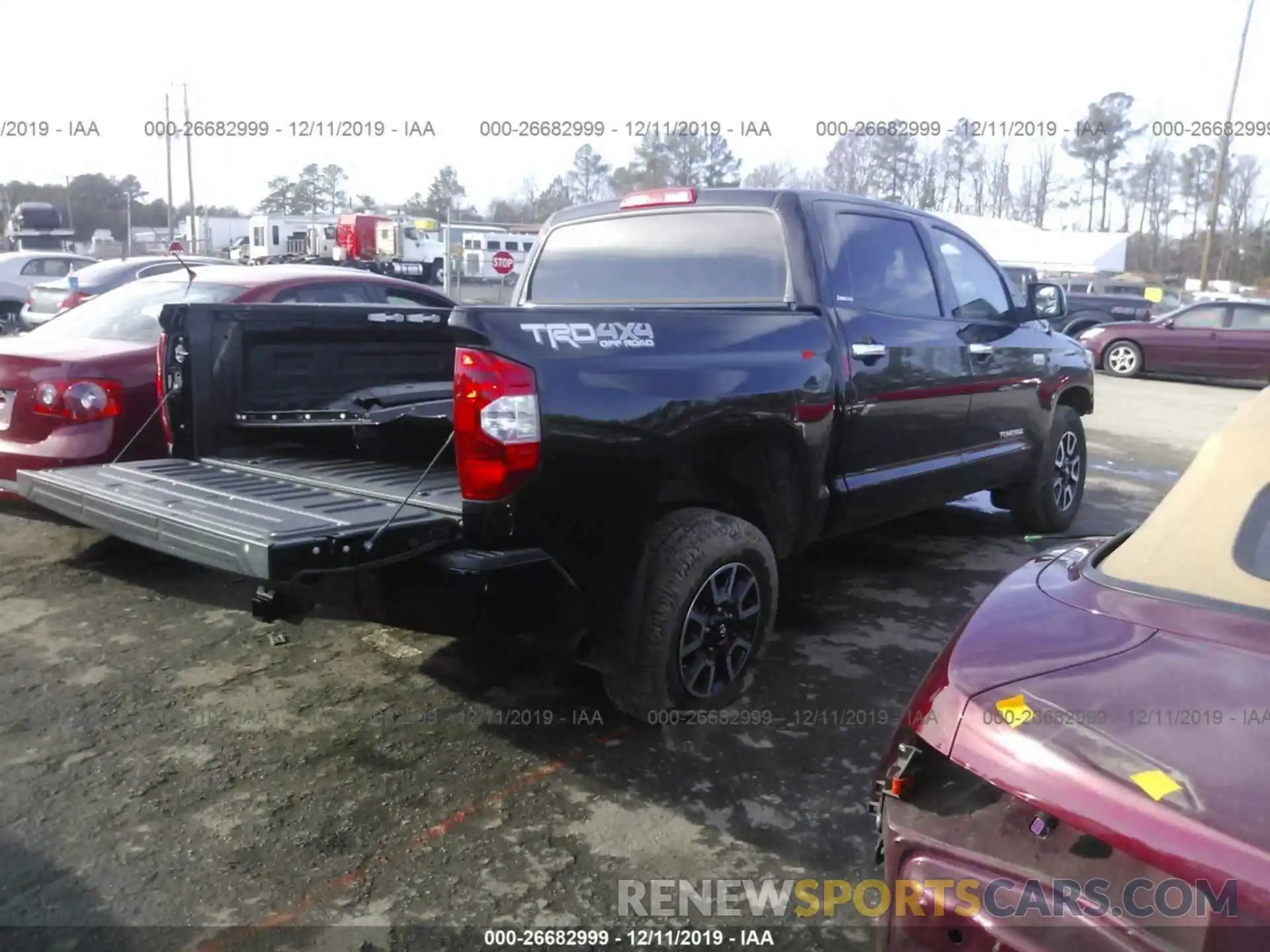 4 Фотография поврежденного автомобиля 5TFHY5F18KX807854 TOYOTA TUNDRA 2019