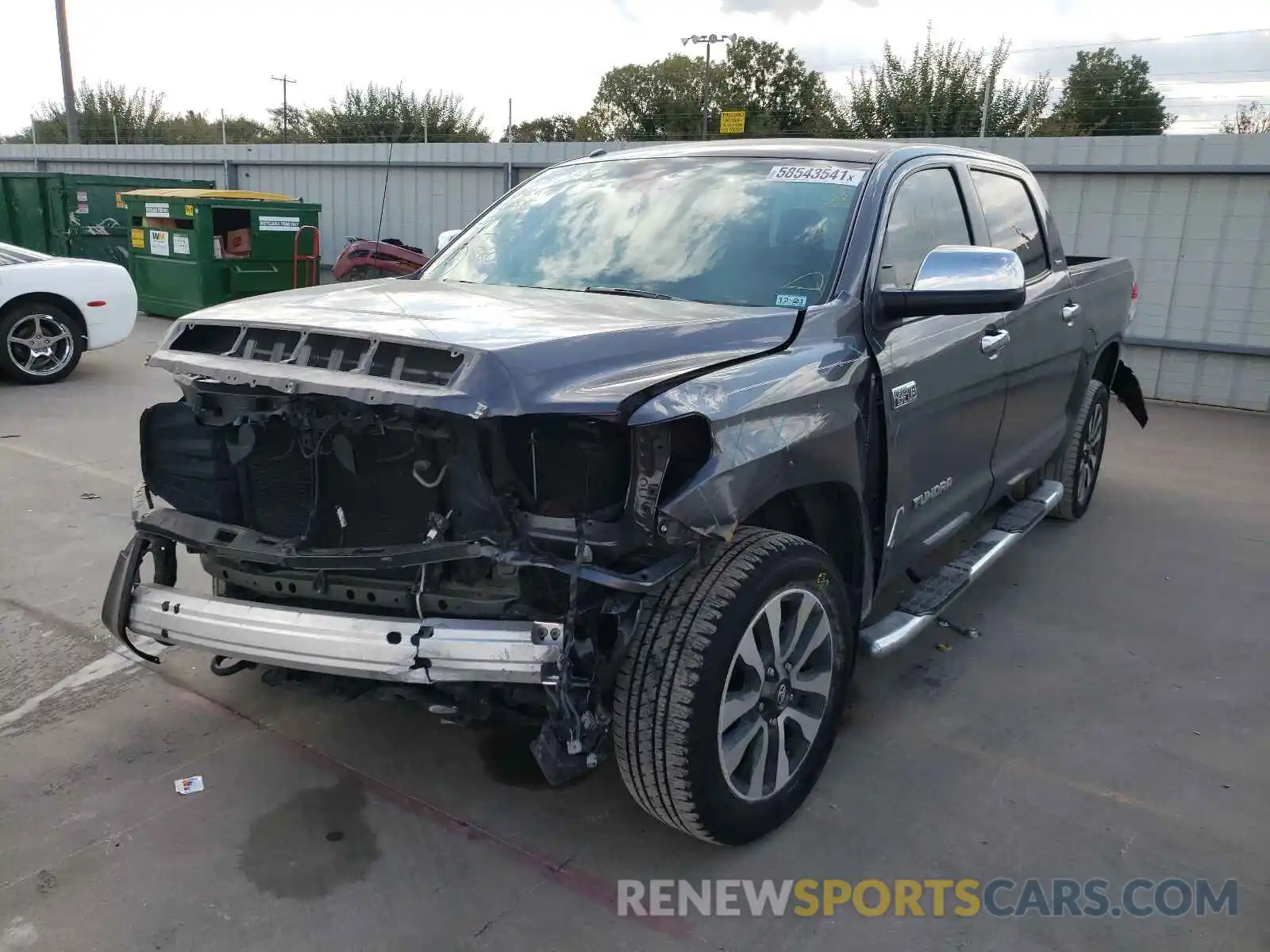 2 Photograph of a damaged car 5TFHY5F18KX811824 TOYOTA TUNDRA 2019