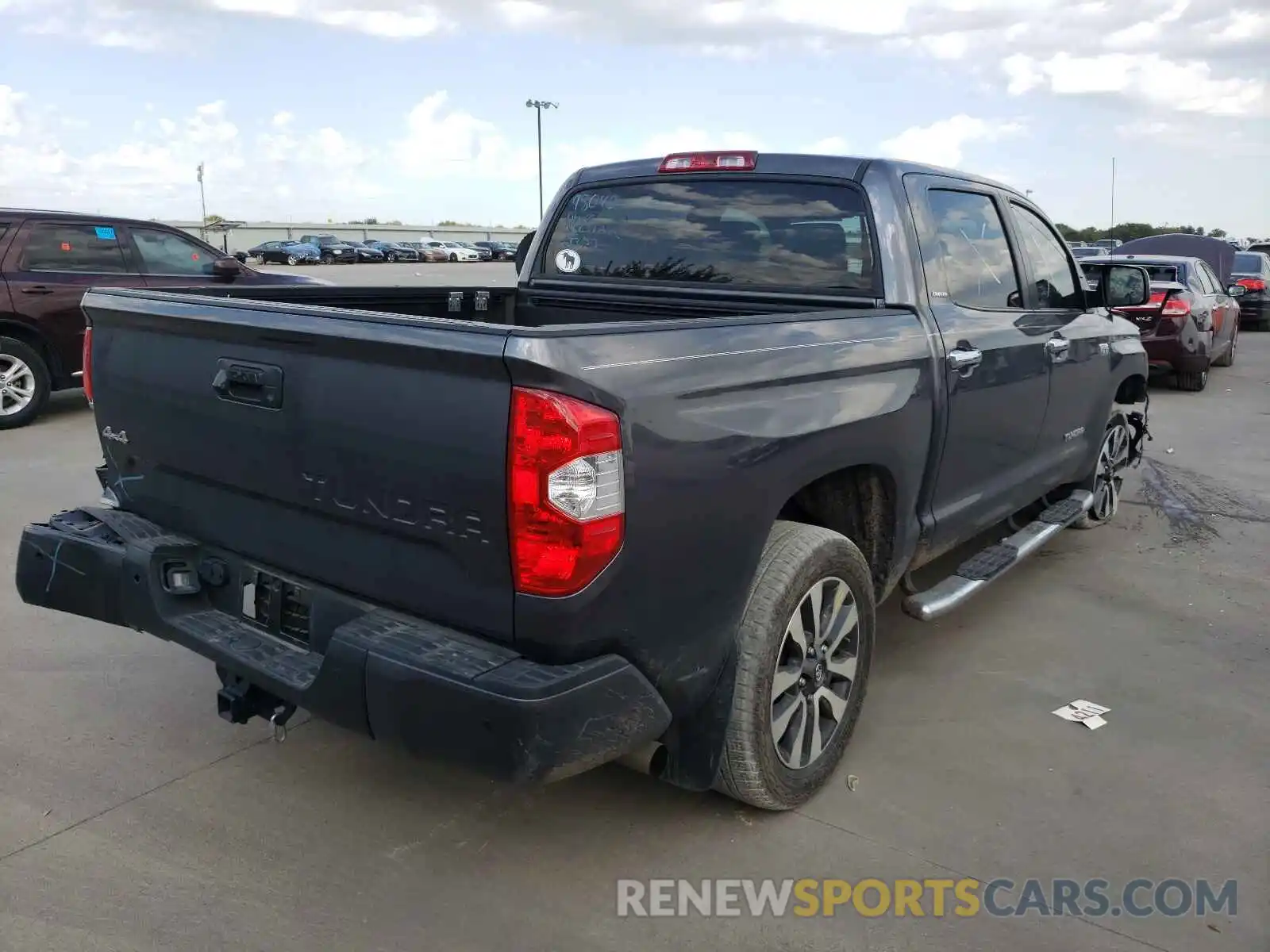 4 Photograph of a damaged car 5TFHY5F18KX811824 TOYOTA TUNDRA 2019