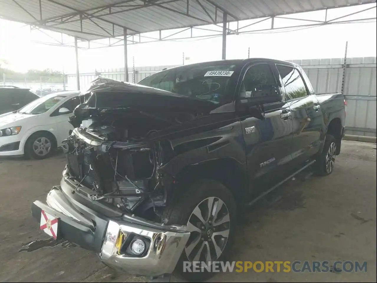 2 Photograph of a damaged car 5TFHY5F18KX815386 TOYOTA TUNDRA 2019