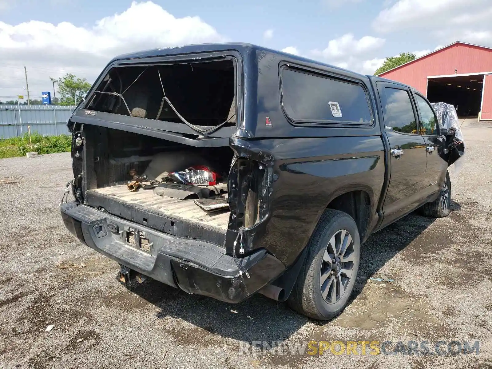 4 Photograph of a damaged car 5TFHY5F18KX834231 TOYOTA TUNDRA 2019