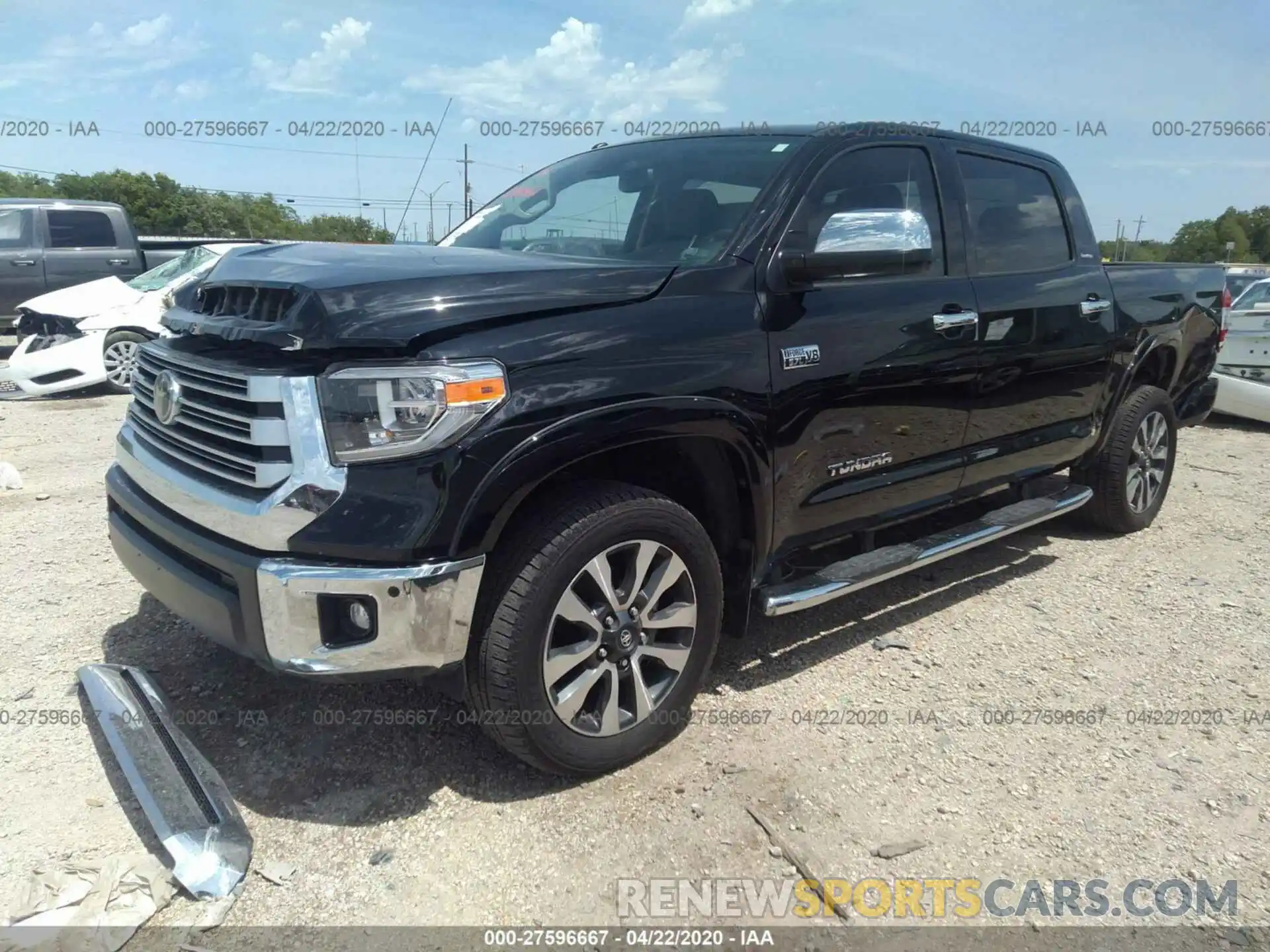 2 Photograph of a damaged car 5TFHY5F19KX784892 TOYOTA TUNDRA 2019