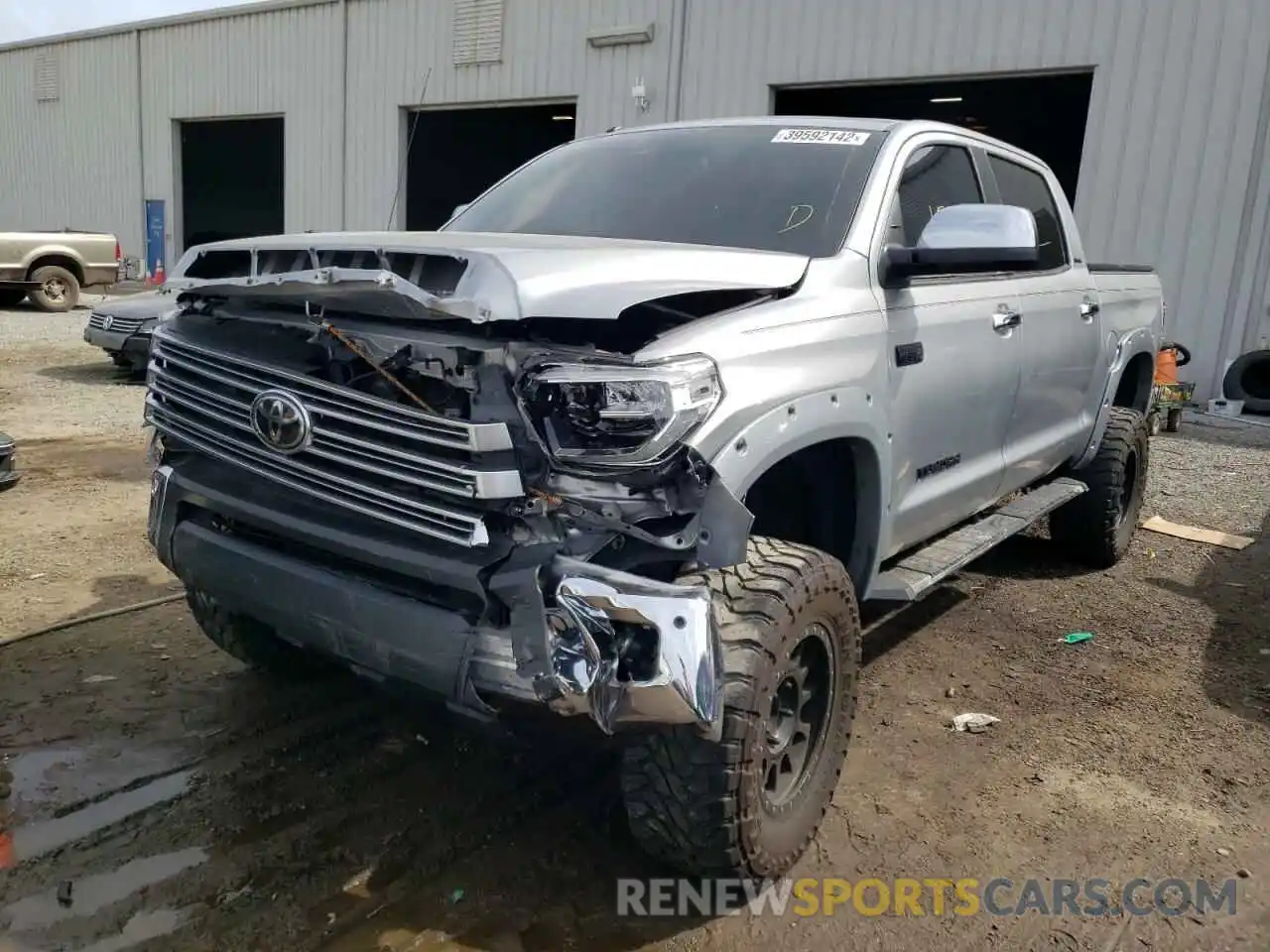 2 Photograph of a damaged car 5TFHY5F19KX792779 TOYOTA TUNDRA 2019