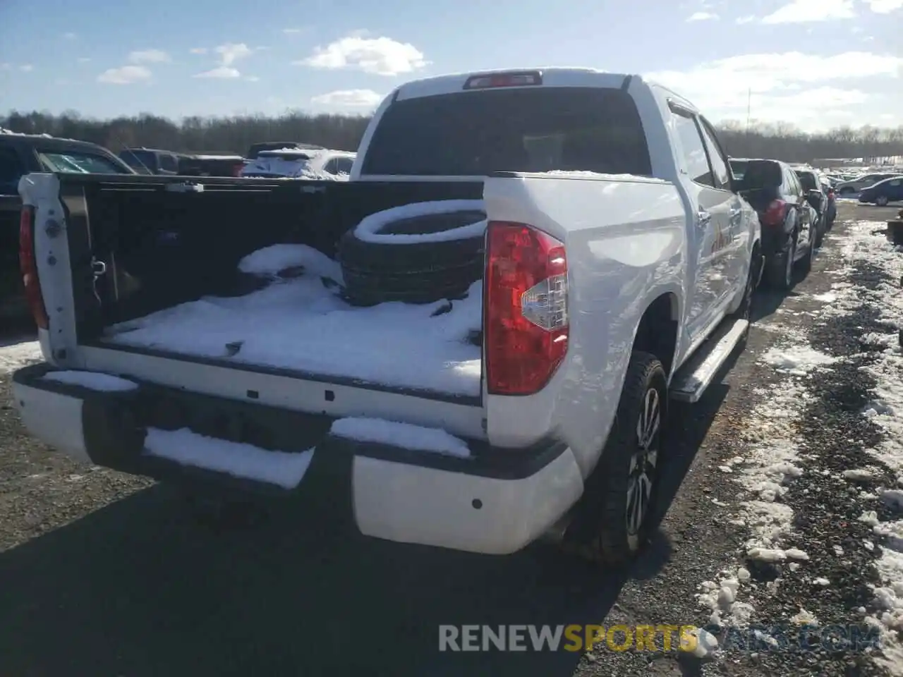 4 Photograph of a damaged car 5TFHY5F19KX798713 TOYOTA TUNDRA 2019