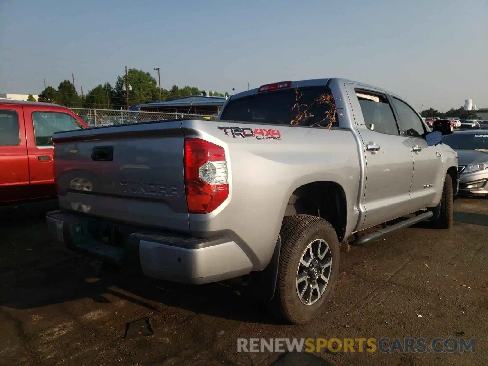 4 Photograph of a damaged car 5TFHY5F19KX805885 TOYOTA TUNDRA 2019