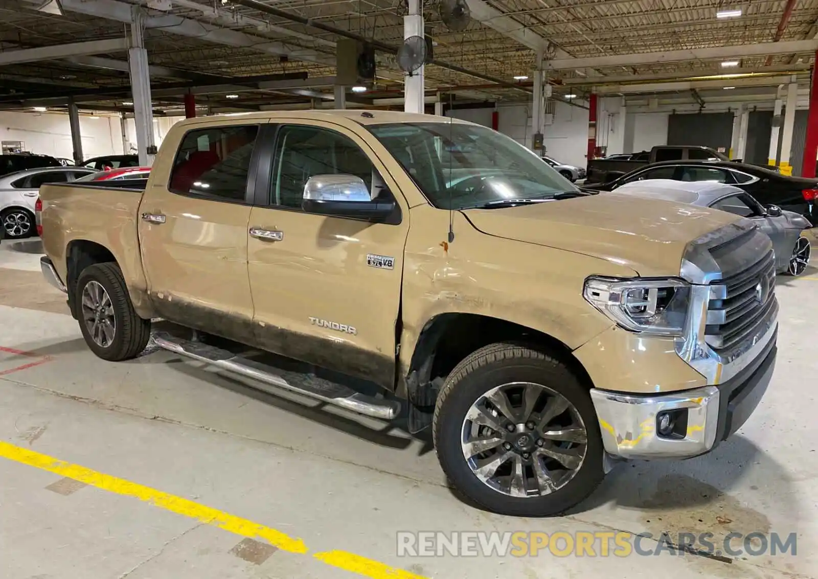 1 Photograph of a damaged car 5TFHY5F19KX867822 TOYOTA TUNDRA 2019