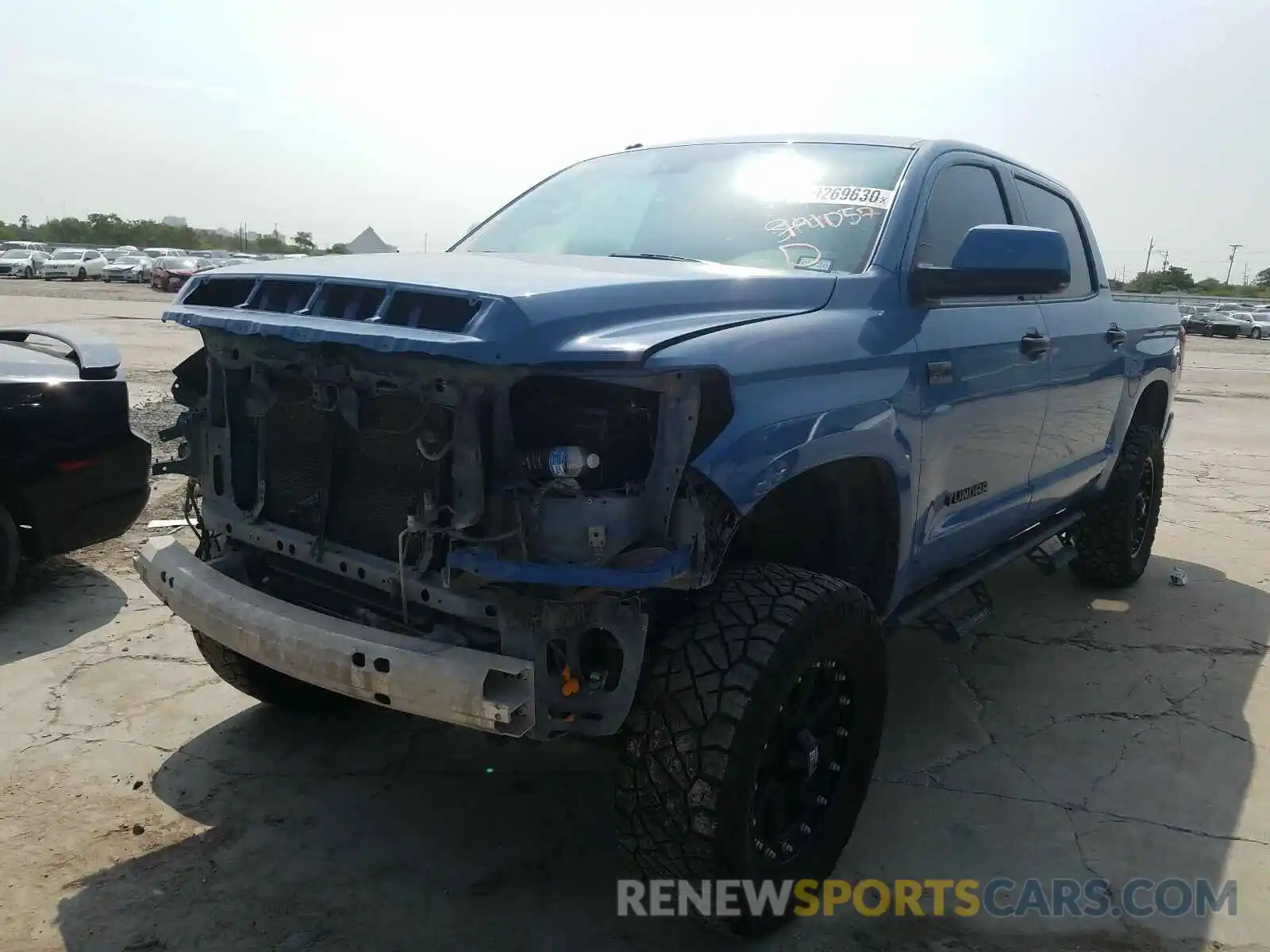 2 Photograph of a damaged car 5TFHY5F1XKX791057 TOYOTA TUNDRA 2019