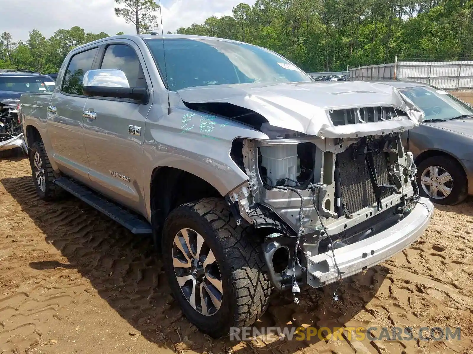 1 Photograph of a damaged car 5TFHY5F1XKX793889 TOYOTA TUNDRA 2019