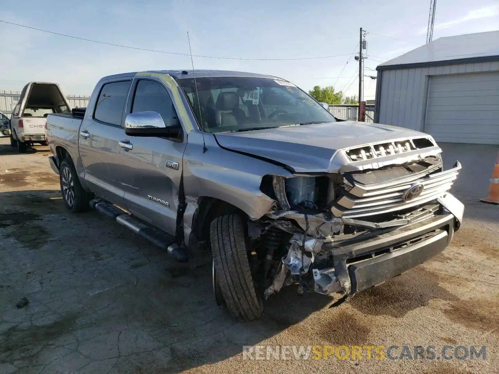 1 Photograph of a damaged car 5TFHY5F1XKX810786 TOYOTA TUNDRA 2019