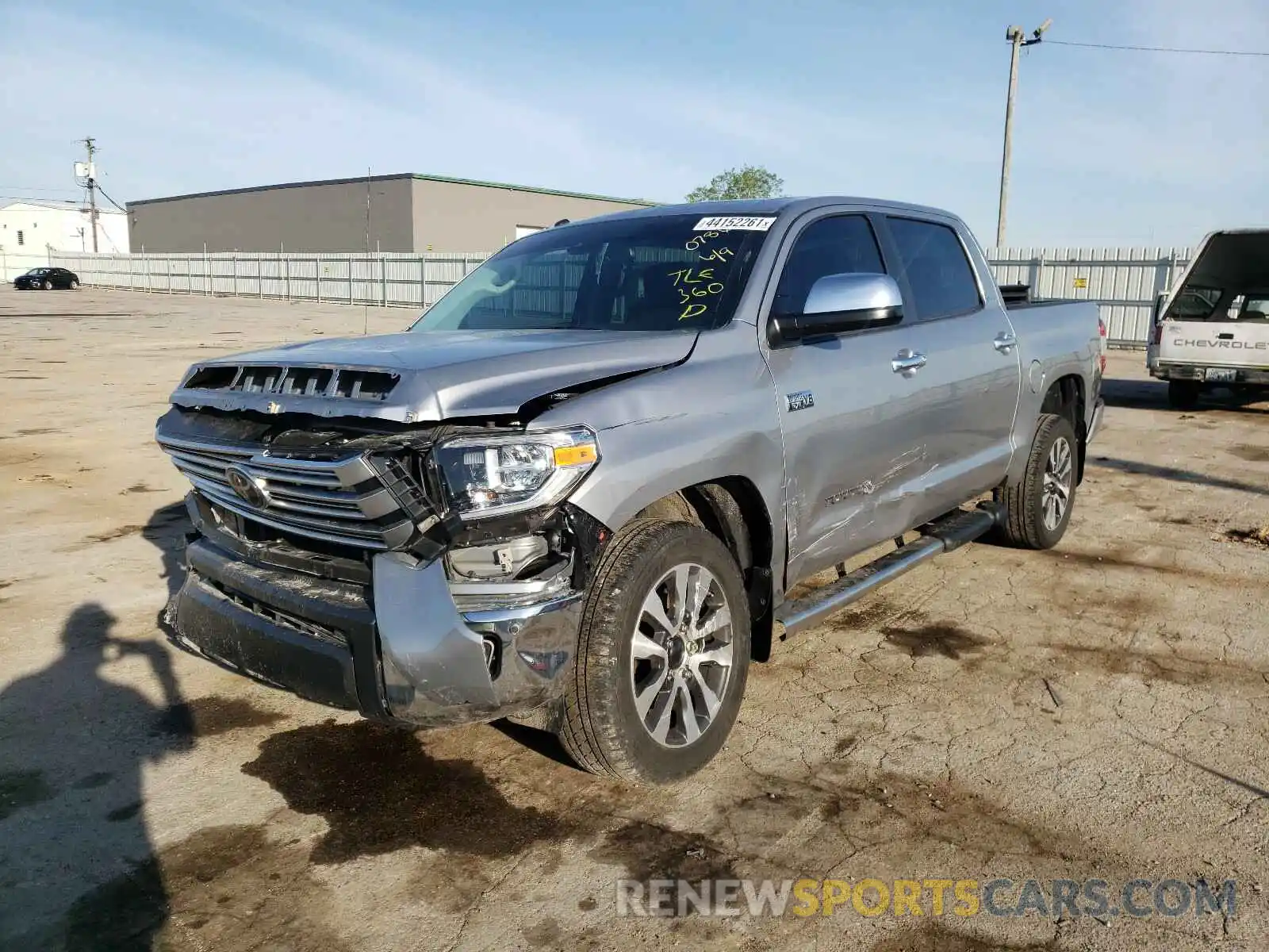 2 Photograph of a damaged car 5TFHY5F1XKX810786 TOYOTA TUNDRA 2019