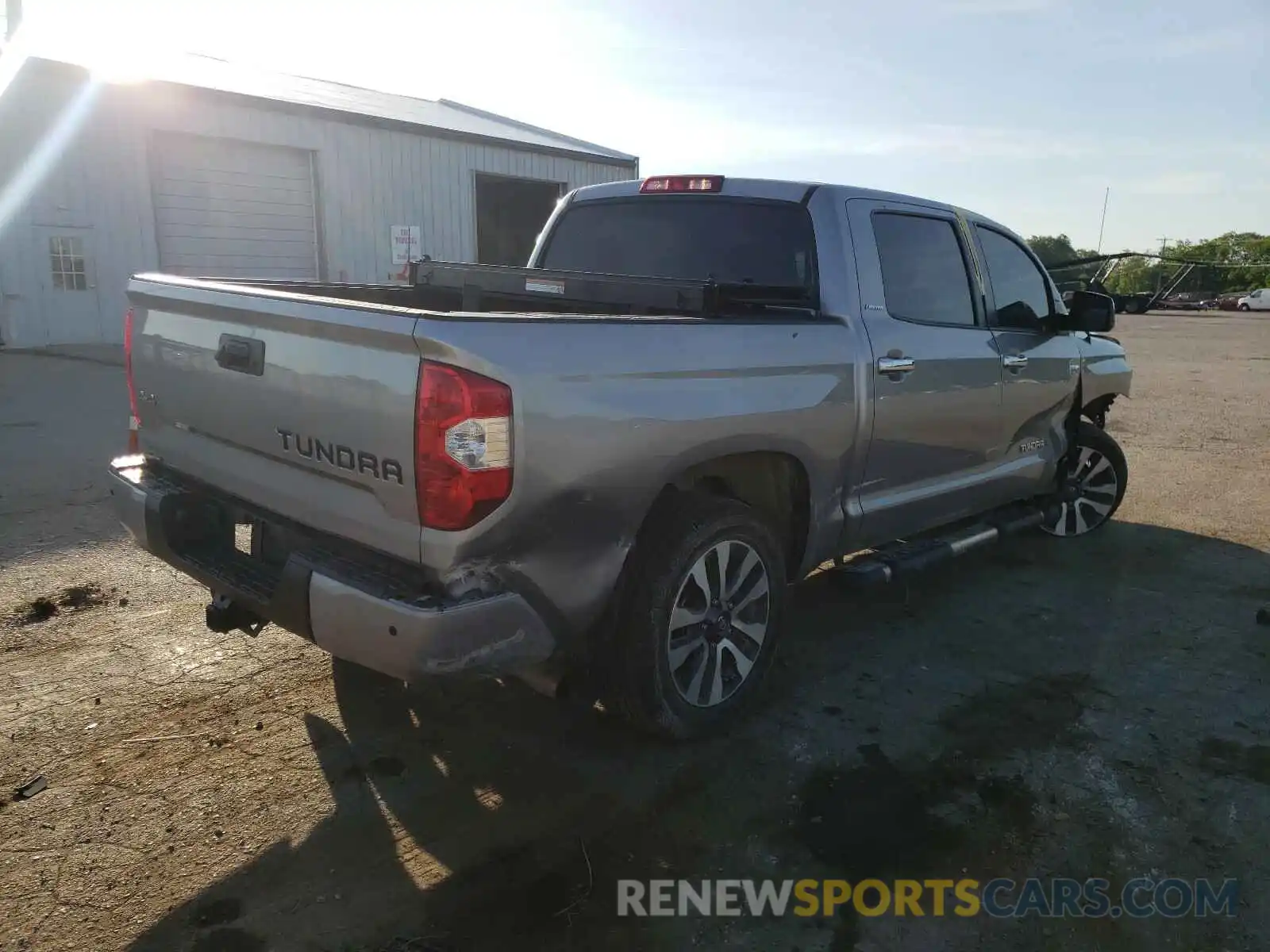 4 Photograph of a damaged car 5TFHY5F1XKX810786 TOYOTA TUNDRA 2019