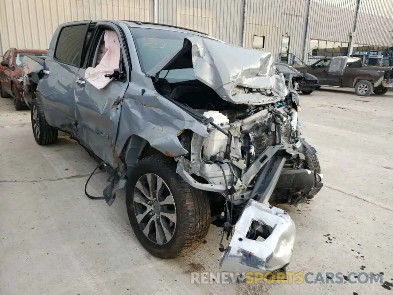 1 Photograph of a damaged car 5TFHY5F1XKX829807 TOYOTA TUNDRA 2019