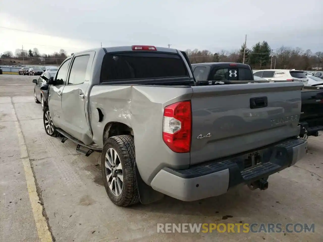 3 Photograph of a damaged car 5TFHY5F1XKX829807 TOYOTA TUNDRA 2019