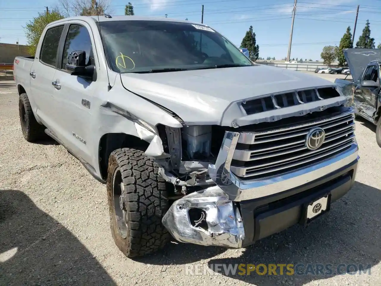 1 Photograph of a damaged car 5TFHY5F1XKX847384 TOYOTA TUNDRA 2019