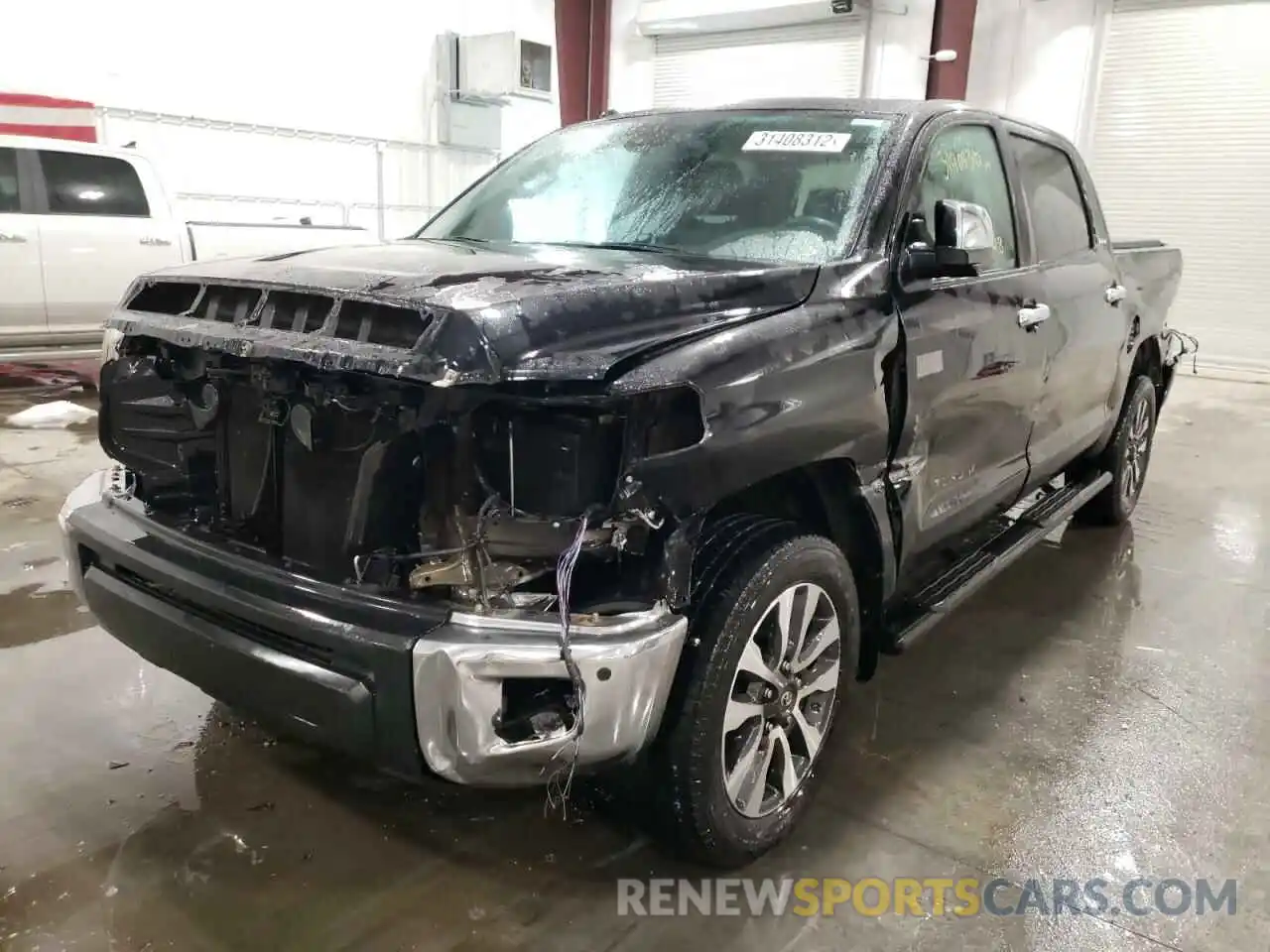 2 Photograph of a damaged car 5TFHY5F1XKX866601 TOYOTA TUNDRA 2019