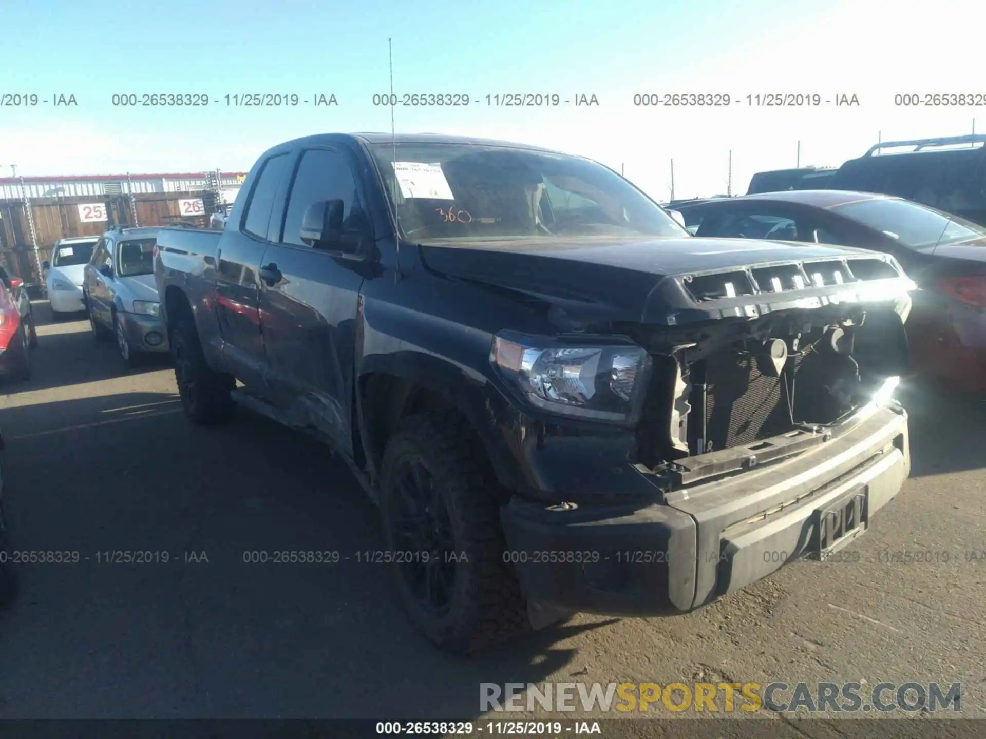 1 Photograph of a damaged car 5TFRM5F10KX138527 TOYOTA TUNDRA 2019