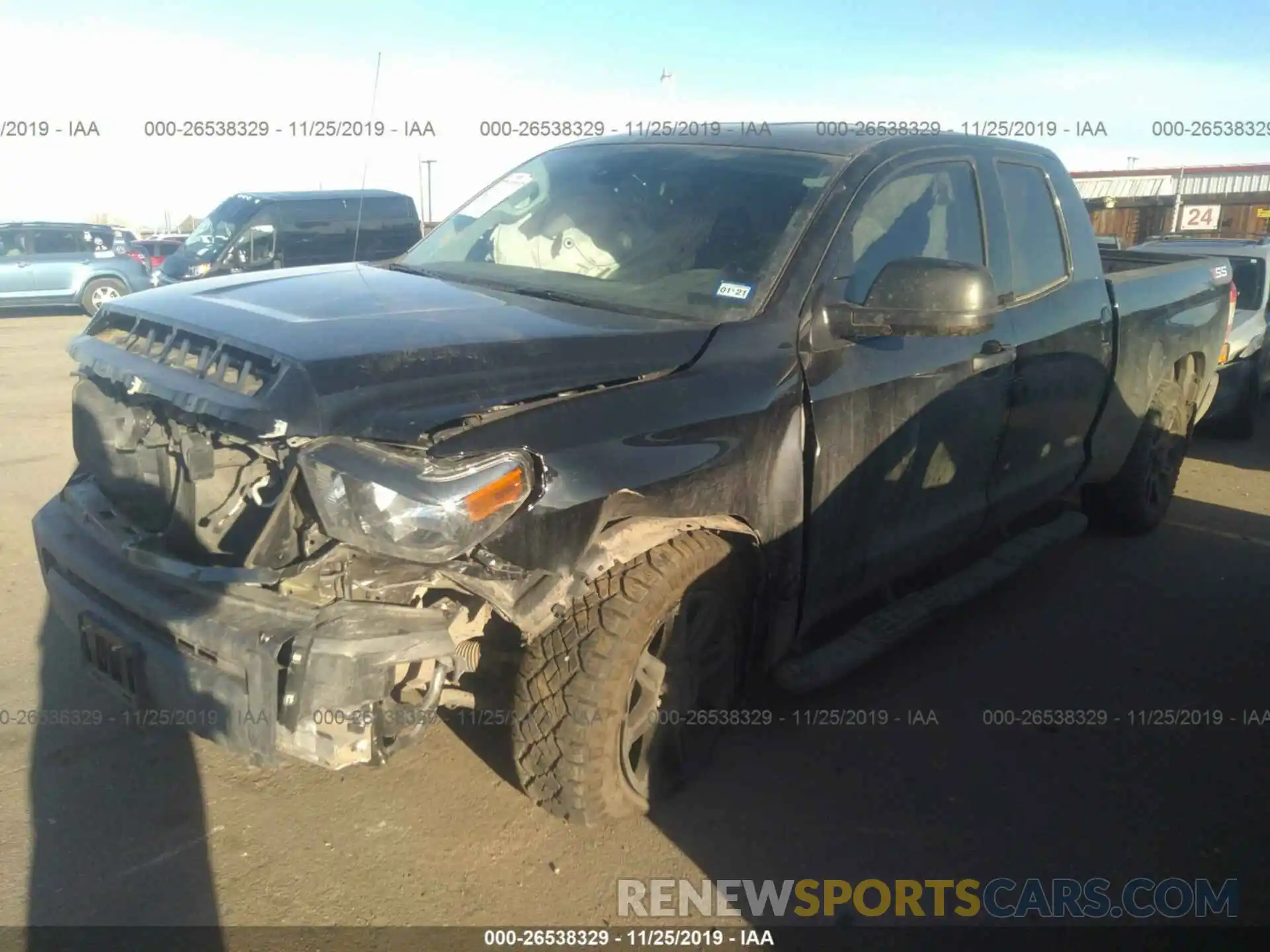 6 Photograph of a damaged car 5TFRM5F10KX138527 TOYOTA TUNDRA 2019