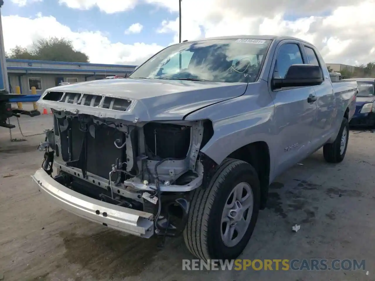 2 Photograph of a damaged car 5TFRM5F10KX144022 TOYOTA TUNDRA 2019