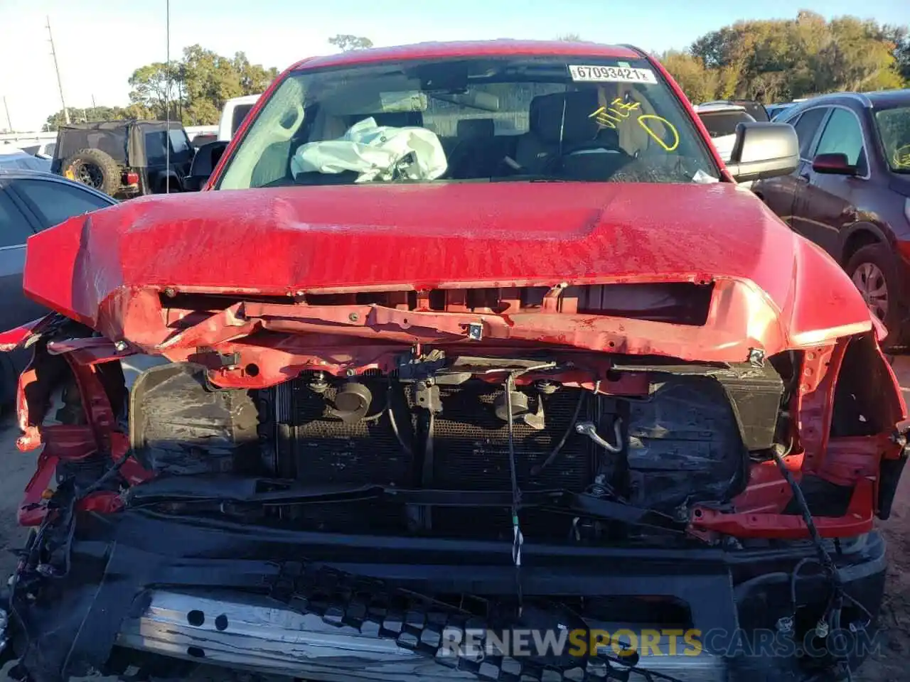 7 Photograph of a damaged car 5TFRM5F11KX136527 TOYOTA TUNDRA 2019