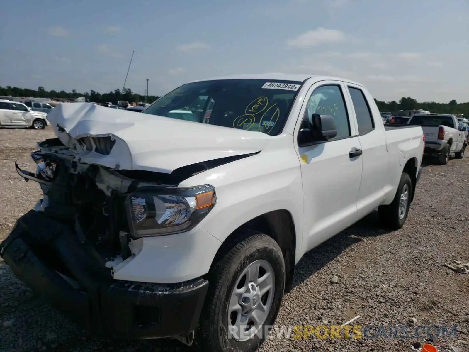 2 Photograph of a damaged car 5TFRM5F11KX141758 TOYOTA TUNDRA 2019