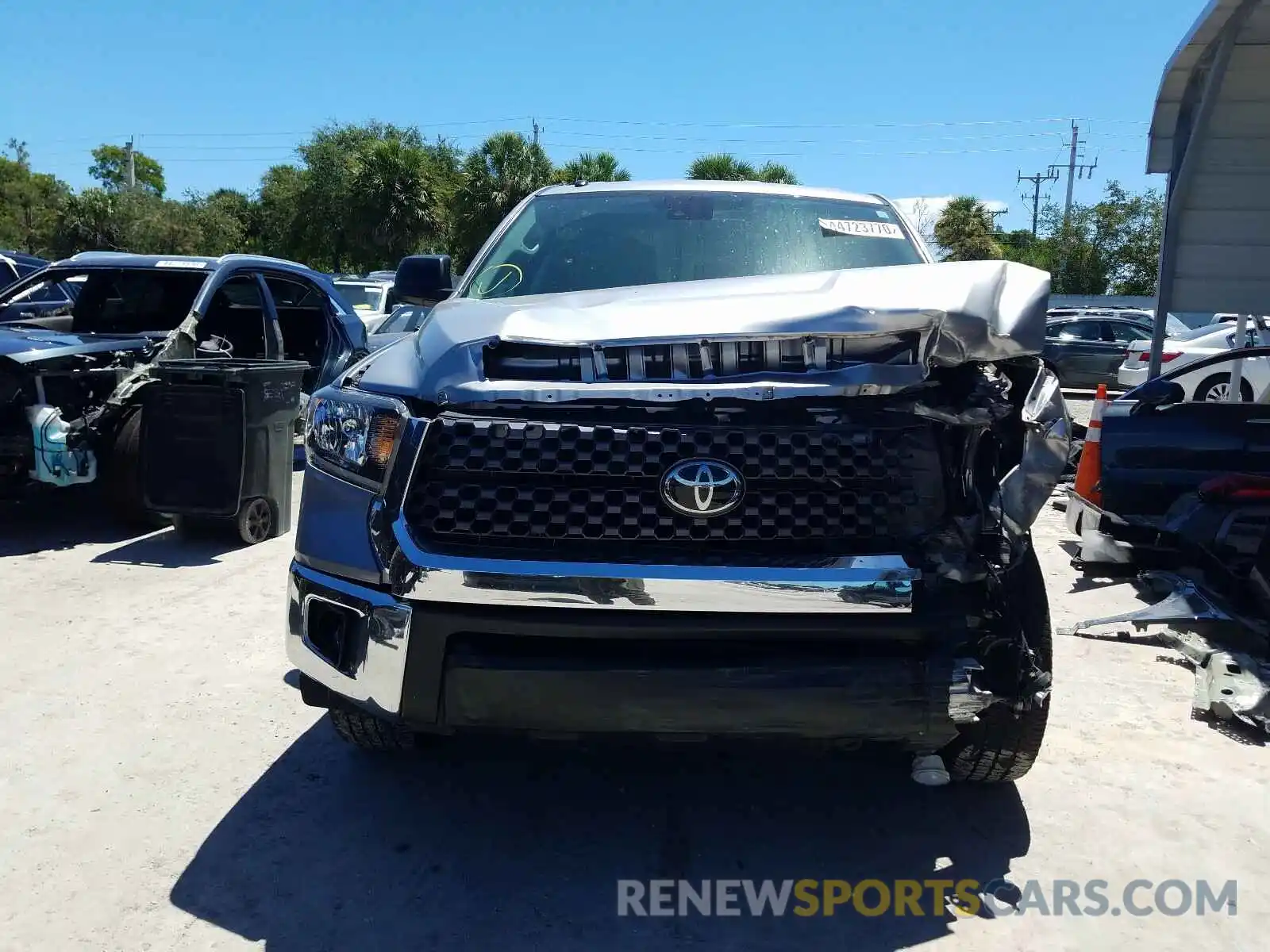 9 Photograph of a damaged car 5TFRM5F11KX142361 TOYOTA TUNDRA 2019