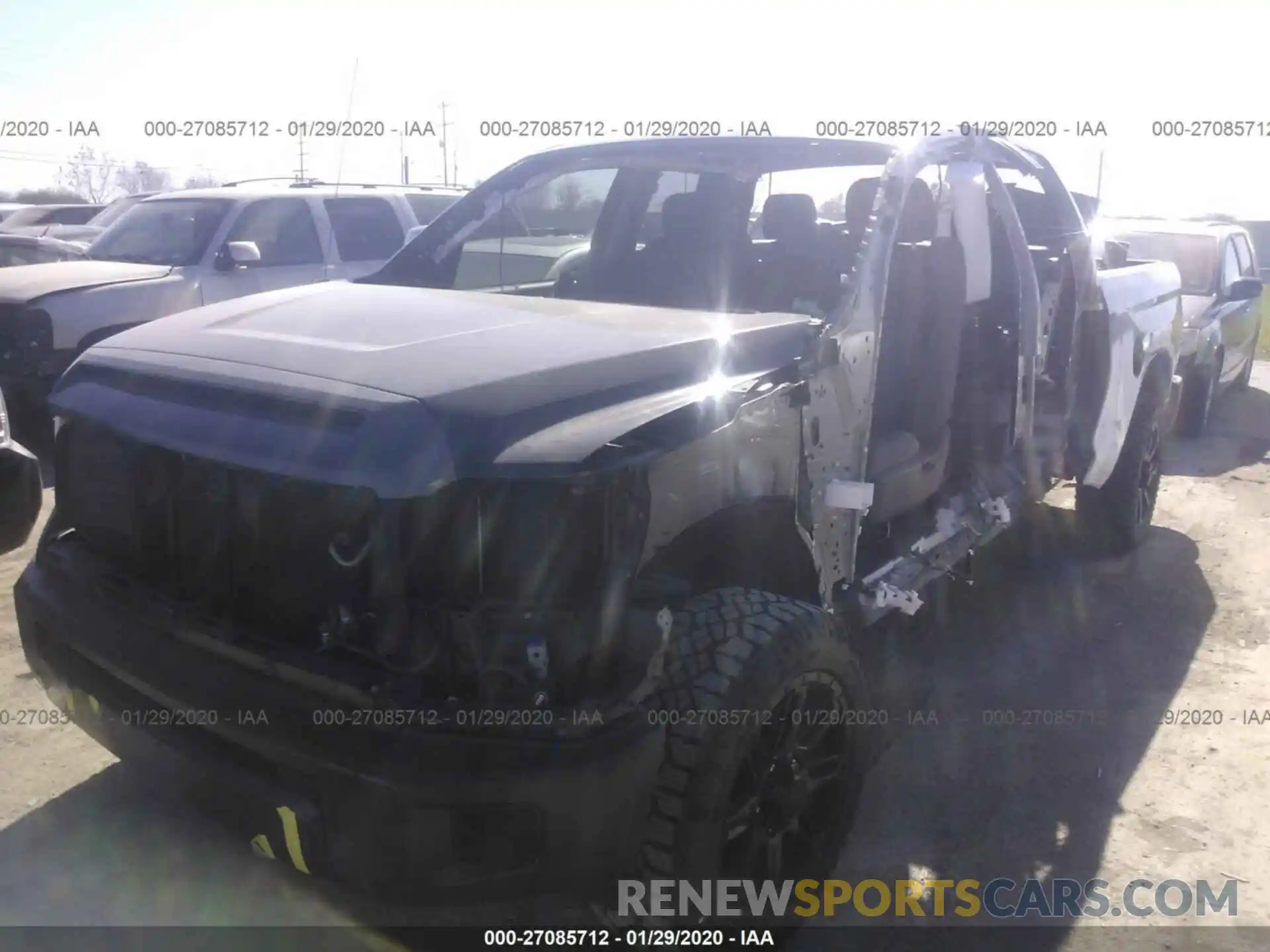 2 Photograph of a damaged car 5TFRM5F12KX138447 TOYOTA TUNDRA 2019