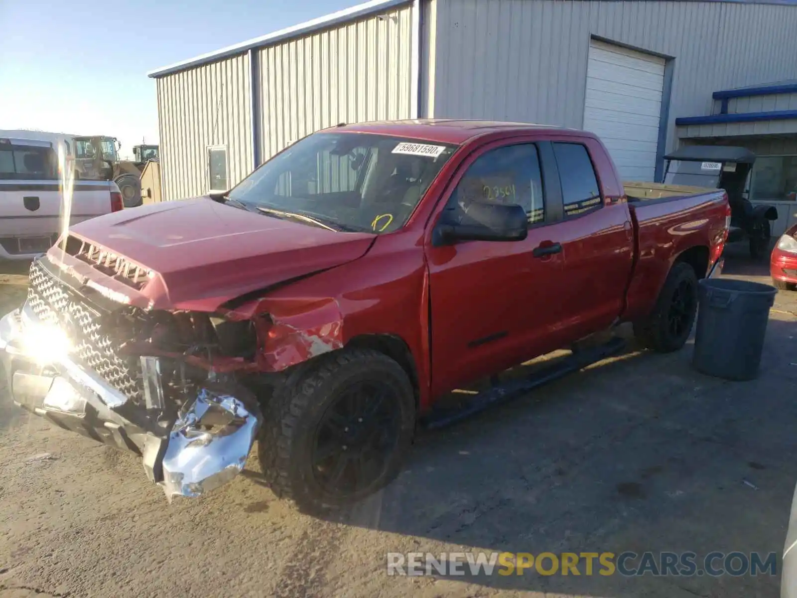 2 Photograph of a damaged car 5TFRM5F12KX138741 TOYOTA TUNDRA 2019