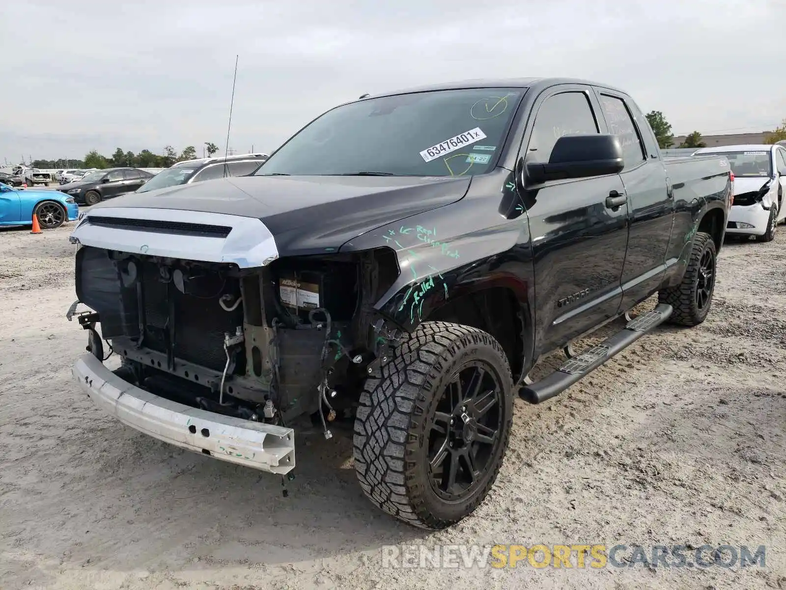 2 Photograph of a damaged car 5TFRM5F12KX140523 TOYOTA TUNDRA 2019