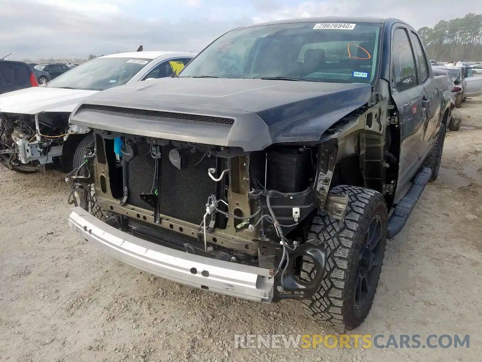 2 Photograph of a damaged car 5TFRM5F12KX140988 TOYOTA TUNDRA 2019