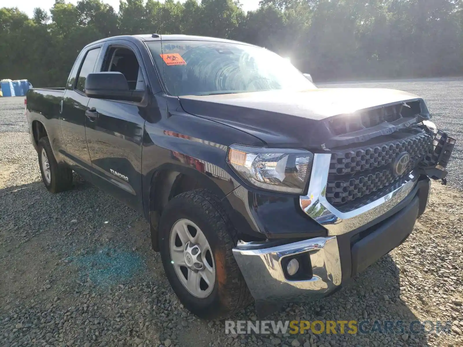 1 Photograph of a damaged car 5TFRM5F13KX134942 TOYOTA TUNDRA 2019