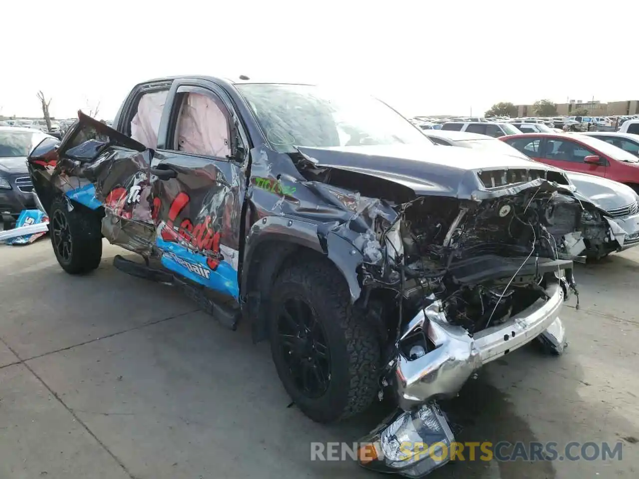 9 Photograph of a damaged car 5TFRM5F13KX134990 TOYOTA TUNDRA 2019