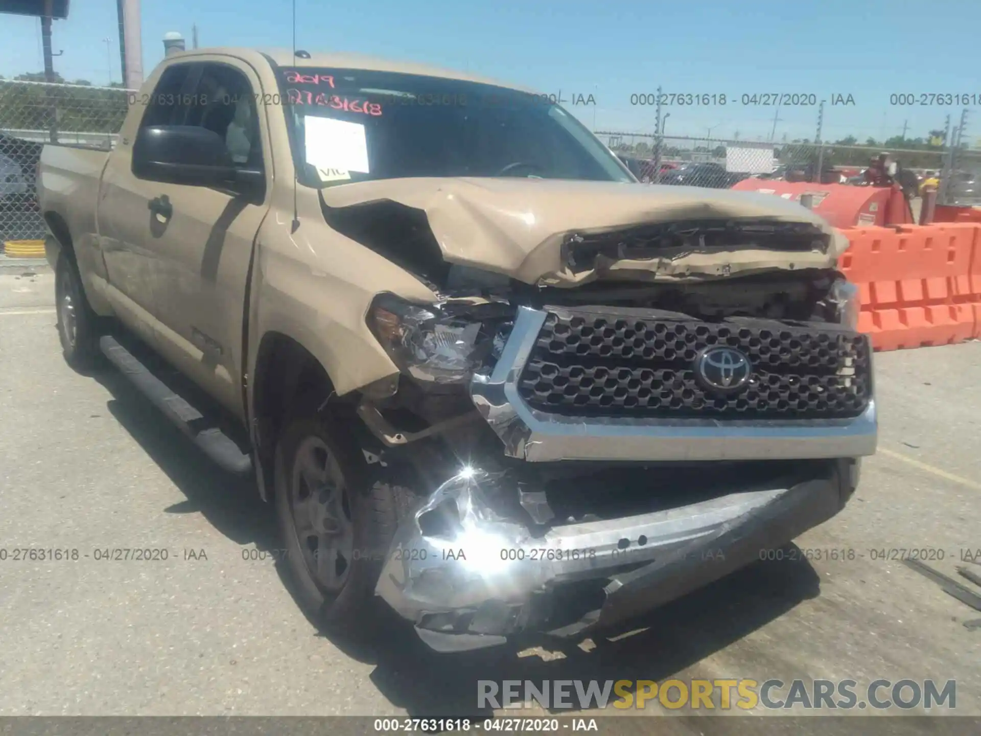 6 Photograph of a damaged car 5TFRM5F13KX139011 TOYOTA TUNDRA 2019