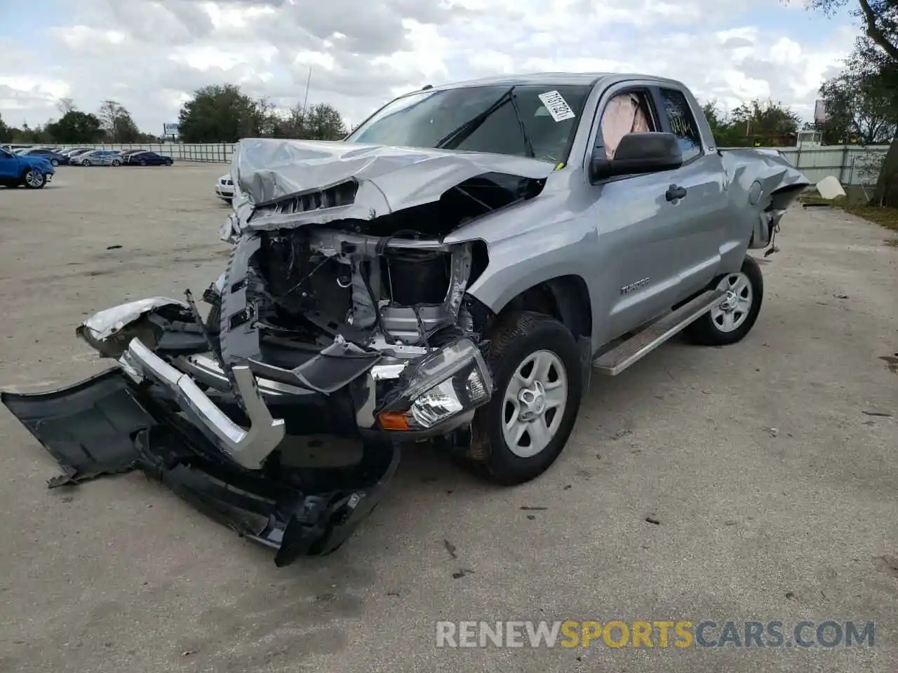 2 Photograph of a damaged car 5TFRM5F13KX139963 TOYOTA TUNDRA 2019